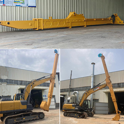 Double Reinforcing Excavator Telescopic Boom สวมทน 12 - 25m สำหรับ SK250 SH260 ​​SH380