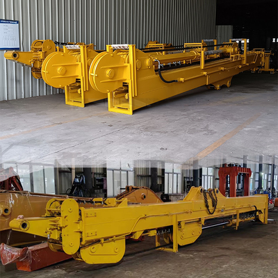 Antiwear 20-50ton Excavator Telescopic Boom สามส่วน 25m 30m 32m CAT SY PC ZX