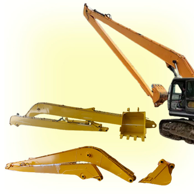 CAT320 PC200 ZX300 20-50 Ton Excavator Long Arm พร้อมท่อพิเศษเสริม