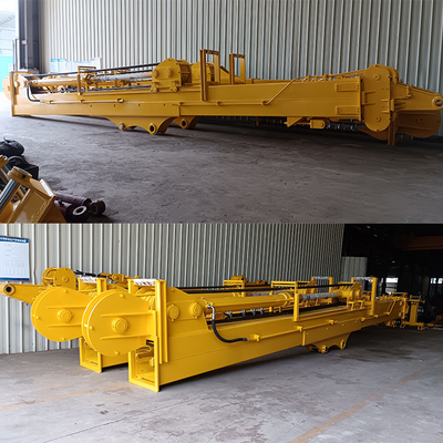 เครื่องขุดที่มีประสิทธิภาพสูง โบมโทรทรรศน์ โบมระยะยาวสําหรับขุดลึกกว่า โบมโทรทรรศน์ โบม excavator clamshell