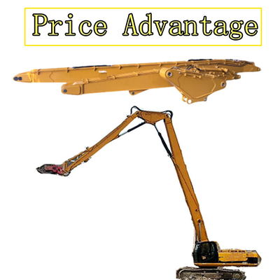 วิศวกรรมความแม่นยํา ระยะยาวสูง Demolition Boom Excavator ทันสมัยและแม่นยําการทําลาย