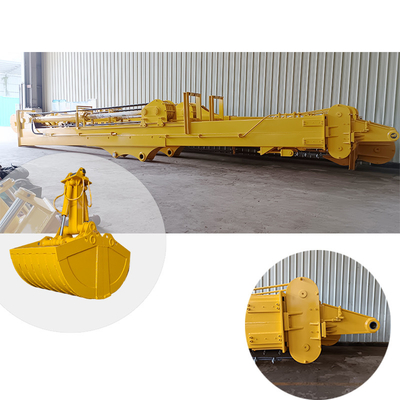 Antiwear 20-50ton Excavator Telescopic Boom สามส่วน 25m 30m 32m CAT SY PC ZX
