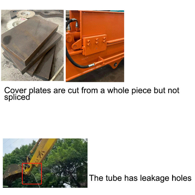 ความแข็งแรงสูง 0.1CBM Excavator Sliding Arm For Hitachi Komatsu Kato cat excavator มือโทรทรรศน์ มือโทรทรรศน์ บูม excavator บูม