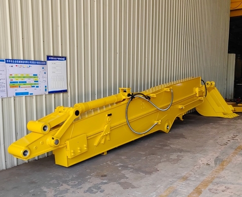 12 เมตร ขายที่ 1 Telescopic Excavator Boom For Cat Excavator Telescopic Arm Telescopic Boom สําหรับ excavator เครื่องจักรกลขนาดใหญ่ การก่อสร้าง excavator Boom Arm Excavator Long Arm Boom ยาว