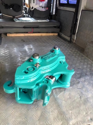 ปลอดภัย มีประสิทธิภาพสูง Excavator Quick Coupler, ไฮดรอลิก Quick Hitch With Pins สําหรับแมว hitachi komatsu sanny