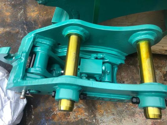 ปลอดภัย มีประสิทธิภาพสูง Excavator Quick Coupler, ไฮดรอลิก Quick Hitch With Pins สําหรับแมว hitachi komatsu sanny