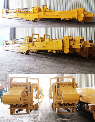 เครื่องขุดที่มีประสิทธิภาพสูง โบมโทรทรรศน์ โบมระยะยาวสําหรับขุดลึกกว่า โบมโทรทรรศน์ โบม excavator clamshell