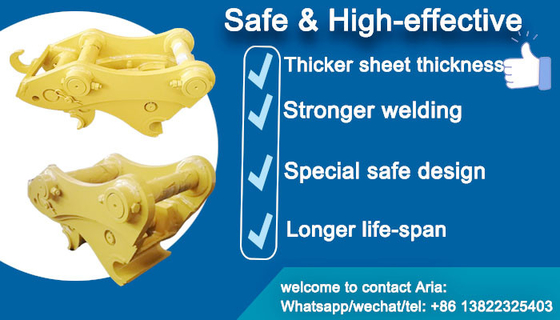มีประสิทธิภาพสูง ปลอดภัยทุกยี่ห้อ Excavator Quick Coupler
