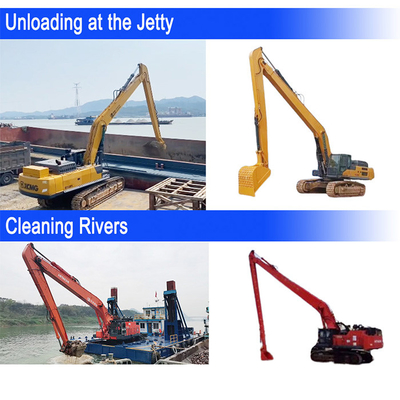 ขายพรีเมียม ระยะยาว Excavator Booms With Bucket For Excavation Excavator Long Arm Long Boom ระยะยาว Excavator Boom ระยะยาว Excavator boom