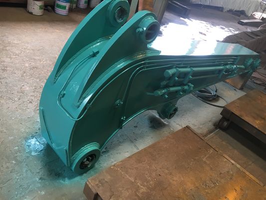 ความประสิทธิภาพสูง ZX520 Excavator มือสะสม Q355B / Q690D โครงการสะพานรถไฟทางอําเภอ Sanshui เปิดมุม 160 องศา