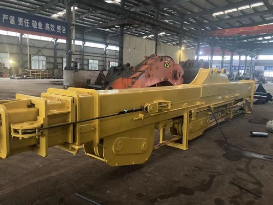 Excavator Three Section Demolition Arm Hyundai R225 ปรับแต่ง 25T-45T โครงการการพังอาคารสูง Q355B
