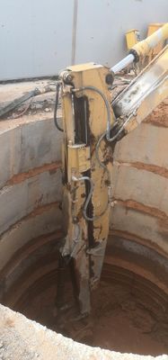 แขนเลื่อนเครื่องขุดที่ทนทาน PC200 Caisson Foundation Pit วิศวกรรมเทศบาล Q355B 20T