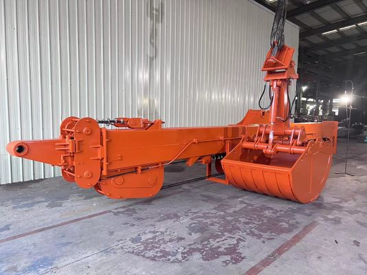 Excavator Telescopic Boom และแขนสําหรับ ZX330 25m ผลิตจากวัสดุ BS900 ซึ่งเบา
