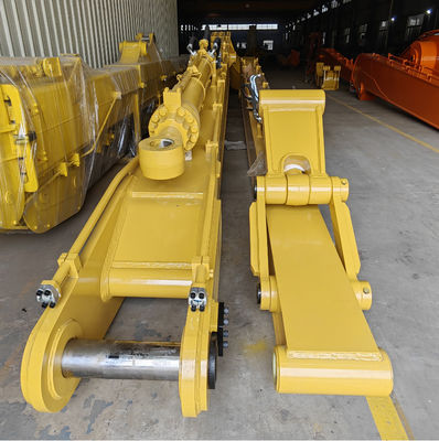 Excavator Long Reach Boom และแขนสําหรับ CAT390 24m คุณภาพรวมสูงขึ้นและความละเอียดที่ดีกว่า