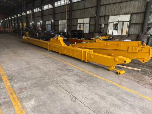 โรงงานขายตรง รถขุด CAT 320 บูมยืดไสลด์ 14 เมตร HG785 Q355B