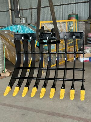 Hot Sale Excavator Rake Bucket  Excavator Attachments Root Rake Bucket  Customized for Excavator