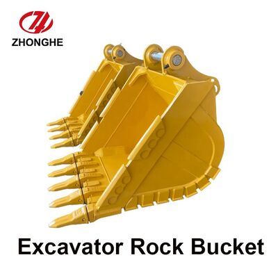 หินถังบน Excavator Excavator หินถังเหมืองแร่ งานก่อสร้างสําหรับ Hitachi Komatsu Kato Etc