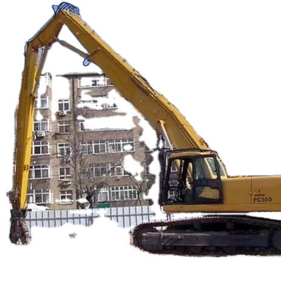 แขนบูมรื้อถอนที่ทนทาน 28 เมตรมีความแข็งแรงสูงสำหรับ ZX490