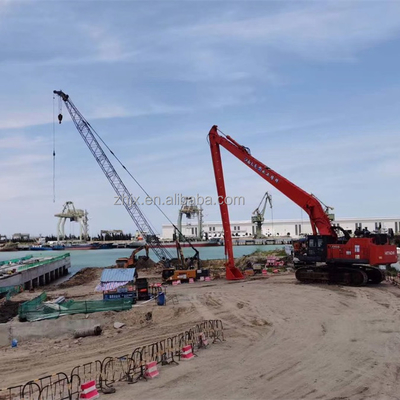 รถขุดตีนตะขาบยาว Hitachi 1200 Excavator Extension Digger Boom Stick Q355B วัสดุ 35 เมตร