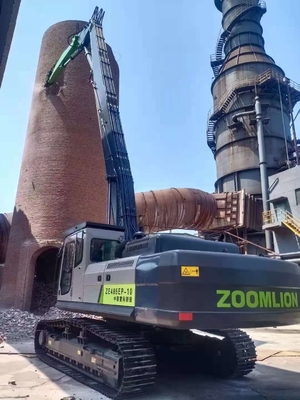 Zoomlion 375 อุปกรณ์เสริมสำหรับบูมรื้อถอนรถขุด ทนทาน 24 เมตร ใช้งานได้จริง