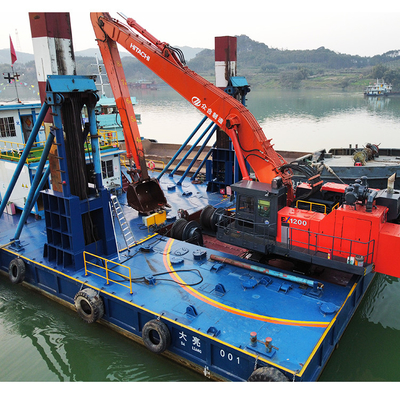 50-55 ตัน 28 เมตรรถขุดบูมยาวสำหรับ CAT Hitachi Liebherr