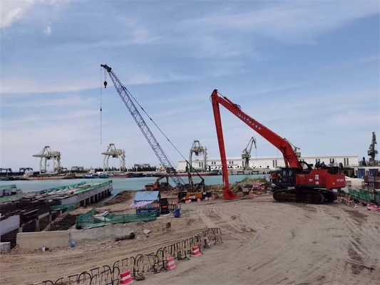 ZX200 DX200 SY205C รถขุดบูมยาว CAT 320 20-22T 13-16 Meter