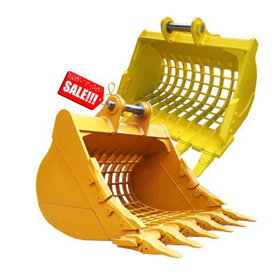 ZX200 CAT349 Excavator Screening Bucket, Skeleton Bucket ทนทาน ODM OEM