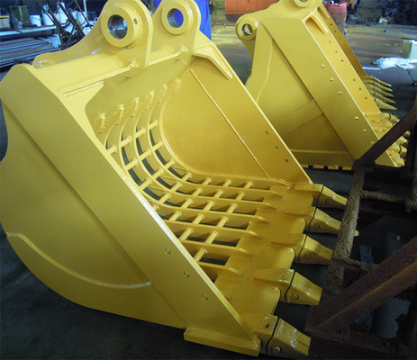 Q355B NM400 Excavator Skeleton Bucket, 0.6-1.2 cbm สิ่งที่แนบมากับรถขุดตักที่ทนทาน