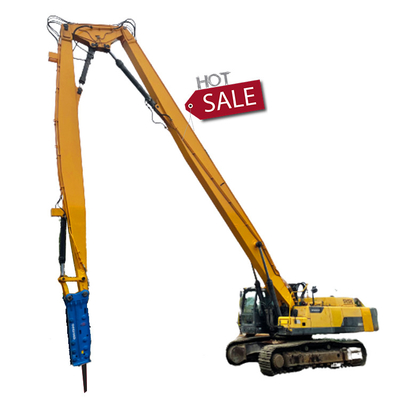 อุปกรณ์เสริม 18M 20M 24M 26M 28M 30M Excavator High Reach Boom, แขนรื้อถอนสามส่วน