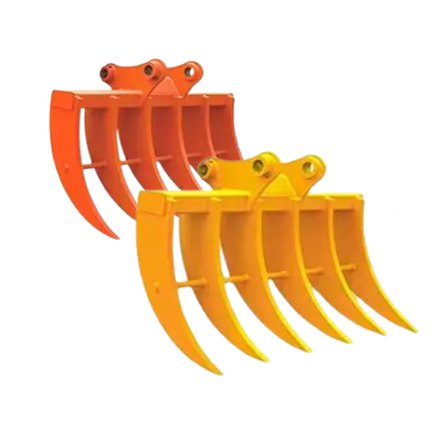 Heavy Duty Tilting Excavator Rake Bucket, ทนทาน Excavator Sieve Rake Bucket