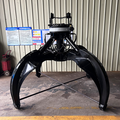 รถขุดหมุนเปลือกส้ม Rock Grab Q355B NM400 Hardox500
