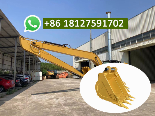 Cat330 Excavator Rock Bucket Q355B MN400 Hardox500 ปรับปรุงเป็นตัวเลือกสําหรับแขนโทรทัศน์ CAT320