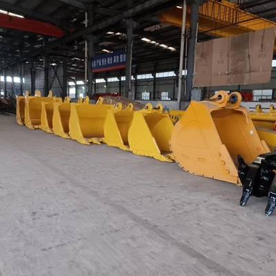 CE Hyundai Excavator Bucket, Q355B MN400 Hardox500 Excavator ถังหินสําหรับเครื่องขุด