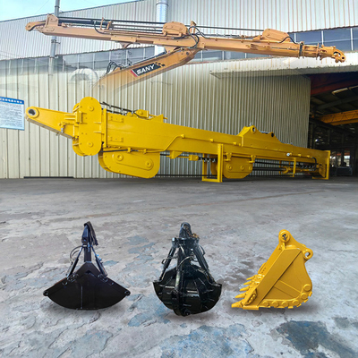 เครื่องขุดถังวัสดุทั่วไป Cat320d สําหรับแขนพัดเทเลสโกปิค