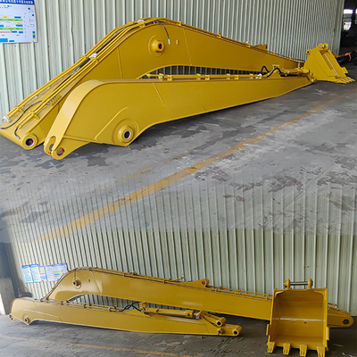 สีเหลือง JCB017 Excavator Long Reach Boom ความยาว 7-35m