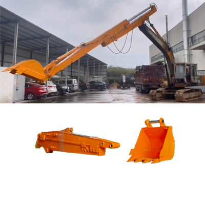 อุปกรณ์ขุดแขนยาว 12 เมตร กระชับแขนกระชับกระดานสําหรับ Hitachi Doosan Excavator