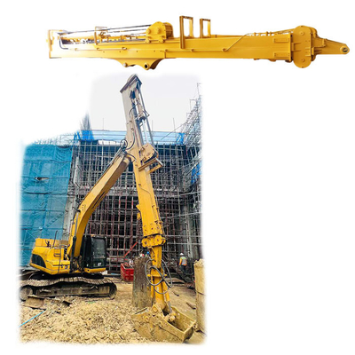 เครื่องขุดที่มีประสิทธิภาพสูง โบมโทรทรรศน์ โบมระยะยาวสําหรับขุดลึกกว่า โบมโทรทรรศน์ โบม excavator clamshell