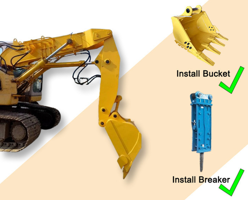 แมว ฮิตาชิ โคมาตซู Excavator Tunnel Boom excavator ขยายแขน excavator ขยายแขน excavator boom และแขน excavator boom แขนขยายแขน