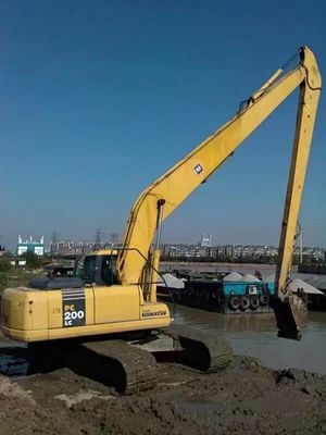 Excavator Extended Arm Hyundai R215 Customized Q355B / Q690D สําหรับวิศวกรรมการทําดิน 20T-40T