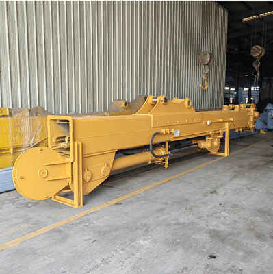 เครื่องขุดสามส่วนแขนโทรทรรศน์