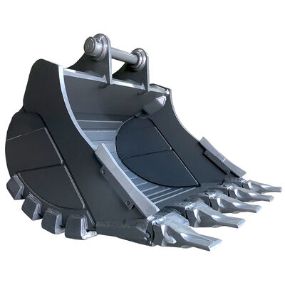 บุ้งกี๋เหล็กขนาดใหญ่สำหรับรถขุด Komatsu ของ Hitachi สำหรับรถขุดหินแข็งสำหรับรถขุด บุ้งกี๋สำหรับหิน