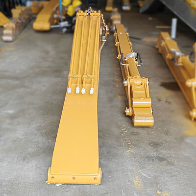 12M Excavator Long Reach Boom Extended Arm Assembly ชิ้นส่วนเครื่องจักรก่อสร้าง