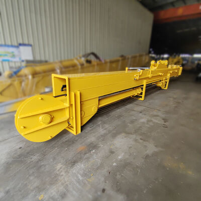 โรงงานขายส่ง 25M สามส่วนไฮดรอลิก Telescopic Boom มือถล่มสูงสําหรับเครื่องขุด 30-50T